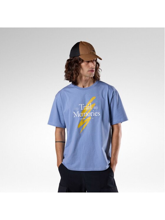 Rossignol Rossignol T-Shirt M Graphic Waterfall Tee Niebieski Relaxed Fit