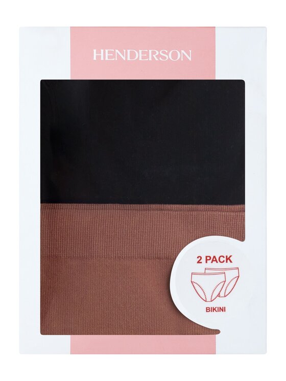 Henderson Henderson Komplet 2 par fig klasycznych z wysokim stanem 42858 Czarny