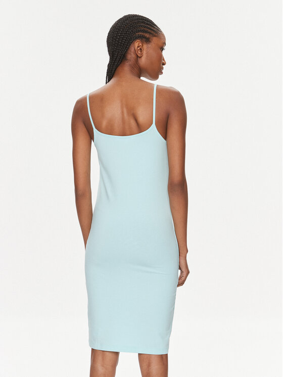 Calvin Klein Jeans Calvin Klein Jeans Rochie de vară J20J223420 Albastru celest Slim Fit