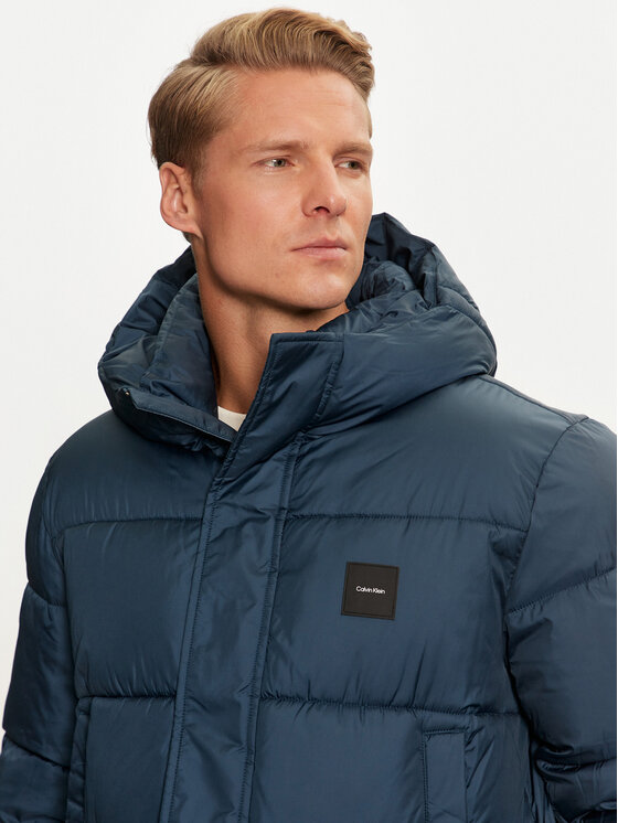 Calvin Klein Calvin Klein Ziemas mētelis K10K113465 Zils Regular Fit