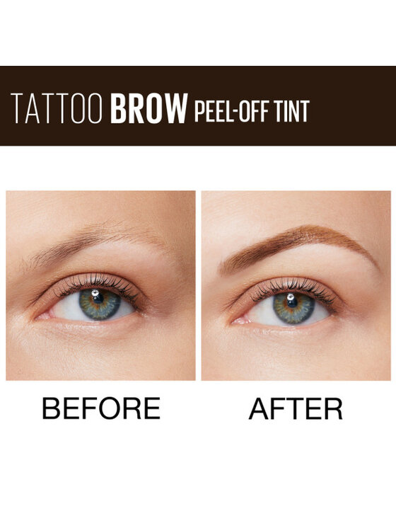 Maybelline Maybelline Tattoo Brow Peel-Off Tint Kredka do brwi Medium Brown