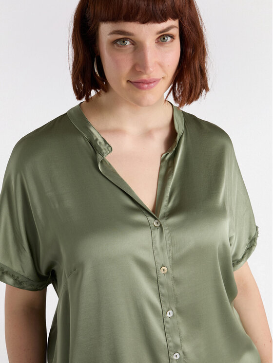 Fiorella Rubino Fiorella Rubino Camicia 5002L000162N035 Verde Regular Fit