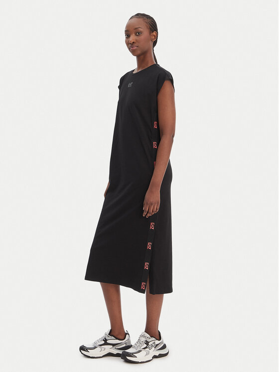 EA7 Emporio Armani EA7 Emporio Armani Rochie de zi 7W001033 AF10373 UC001 Negru Regular Fit