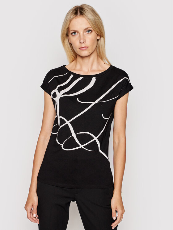 LAUREN RALPH LAUREN Lauren Ralph Lauren Μπλουζάκι 200748765002 Μαύρο Regular Fit