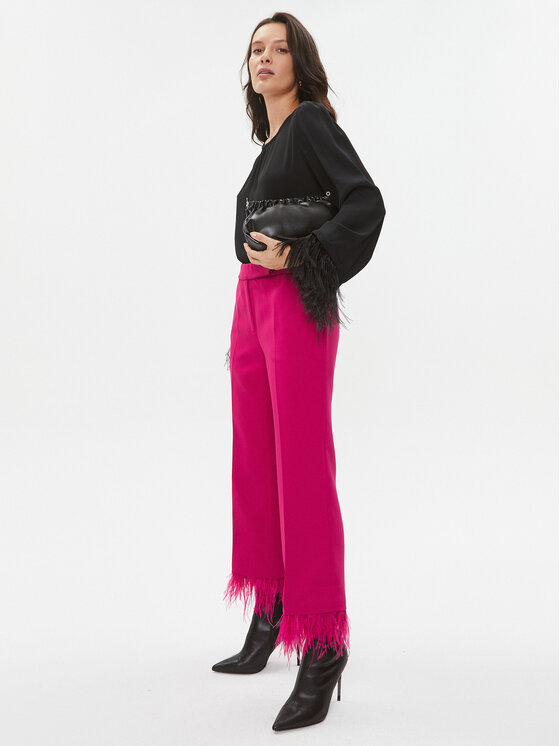 MICHAEL Michael Kors MICHAEL Michael Kors Текстилни панталони MH330K43GZ Розов Regular Fit