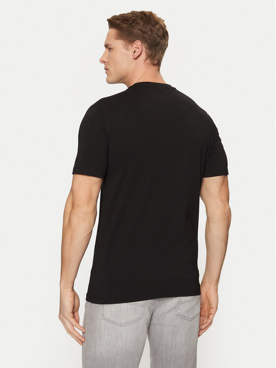 Guess Guess T-shirt M5RI12 J1314 Crna Slim Fit