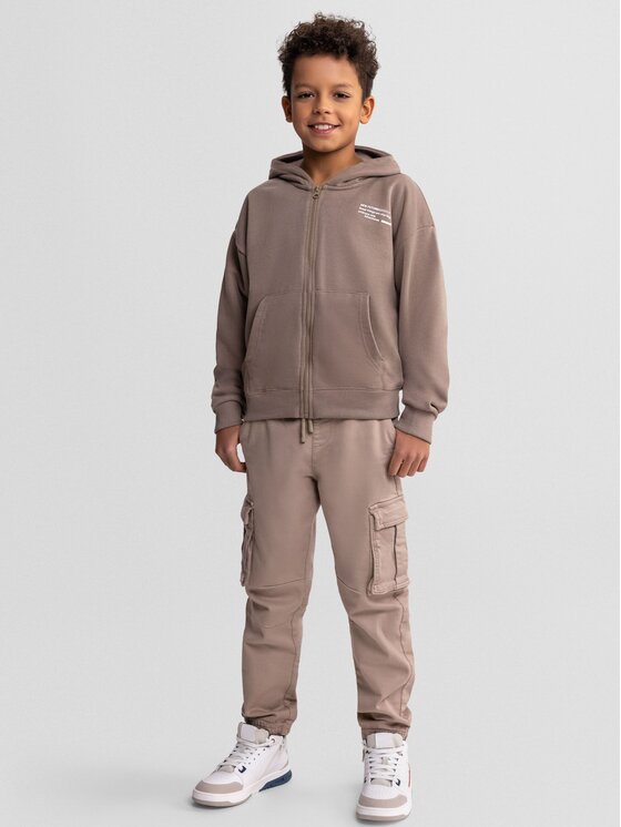 minoti minoti Bluza NOSFLEECE404 Écru Loose Fit