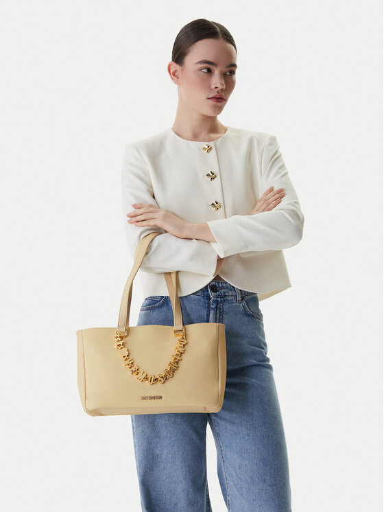 LOVE MOSCHINO Torebka JC4153PP1OL1712A Beżowy