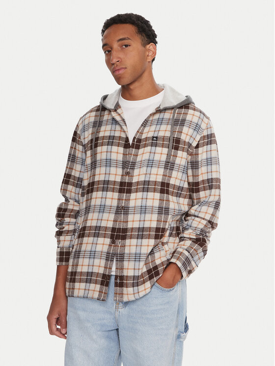 Quiksilver Quiksilver Суитшърт Hooded Surf EQYWT04650 Цветен Oversize