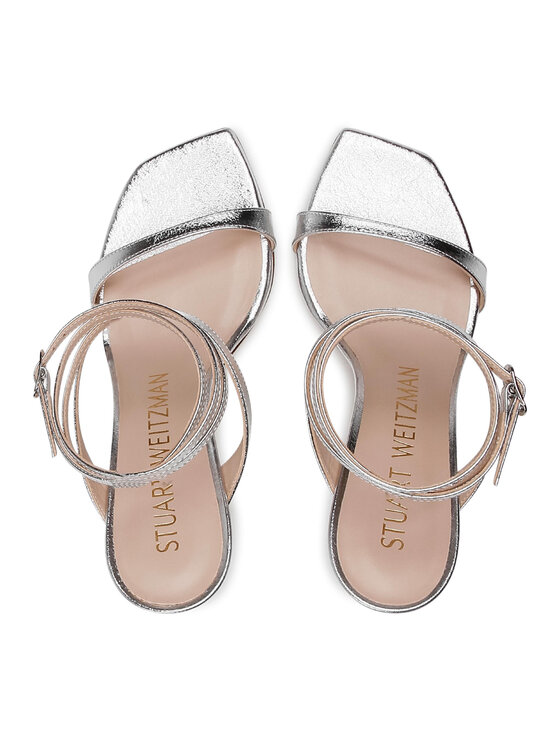 Stuart Weitzman Stuart Weitzman Sandały Ellise S0897 Srebrny