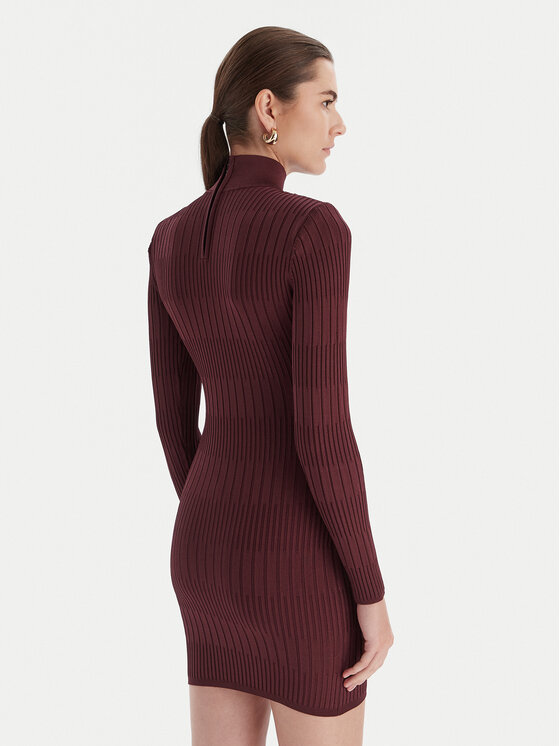 Marciano Guess Marciano Guess Трикотажна сукня 5BGK52 5881Z Бордовий Slim Fit