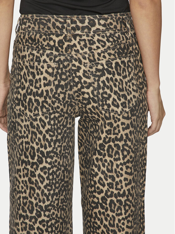 Vila Vila Jeans hlače Chia 14105638 Bež Wide Leg
