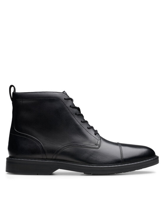 Clarks Clarks Kozačky Aldwin Cap 26179732 Černá