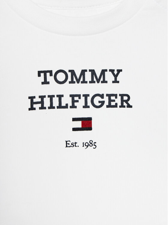 Tommy Hilfiger Tommy Hilfiger Palaidinė Logo KN0KN01760 Balta Regular Fit