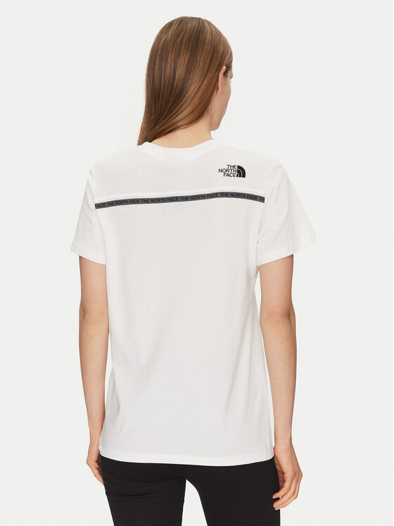 The North Face The North Face Tricou Zumu NF0A87DJ Alb Relaxed Fit