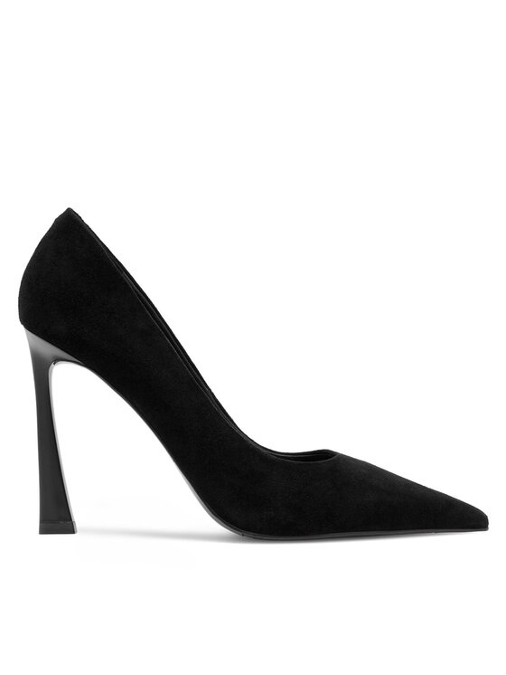 Pantofi cu toc subțire Eva Minge SUZANNE-01 Negru