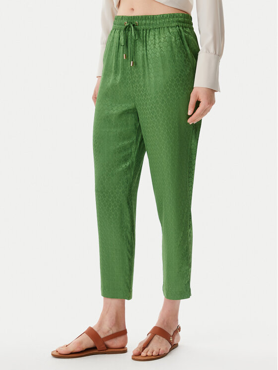 LOLA CASADEMUNT LOLA CASADEMUNT Παντελόνι υφασμάτινο MS2514007 Πράσινο Regular Fit