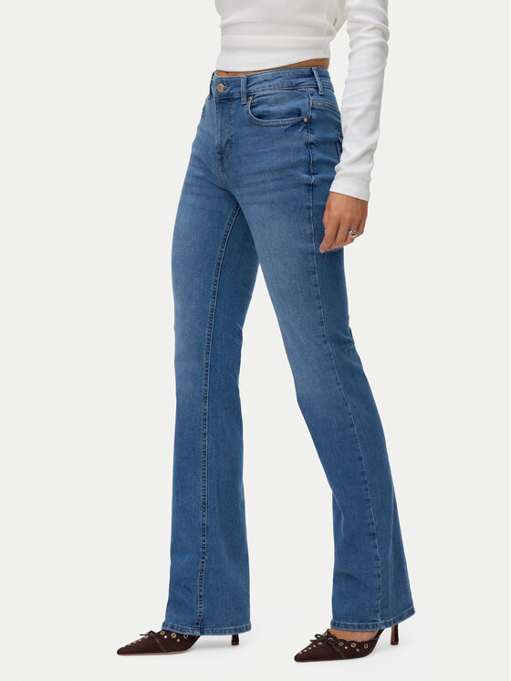 Vero Moda Vero Moda Jeansy Flash 10342007 Modrá Flared Fit