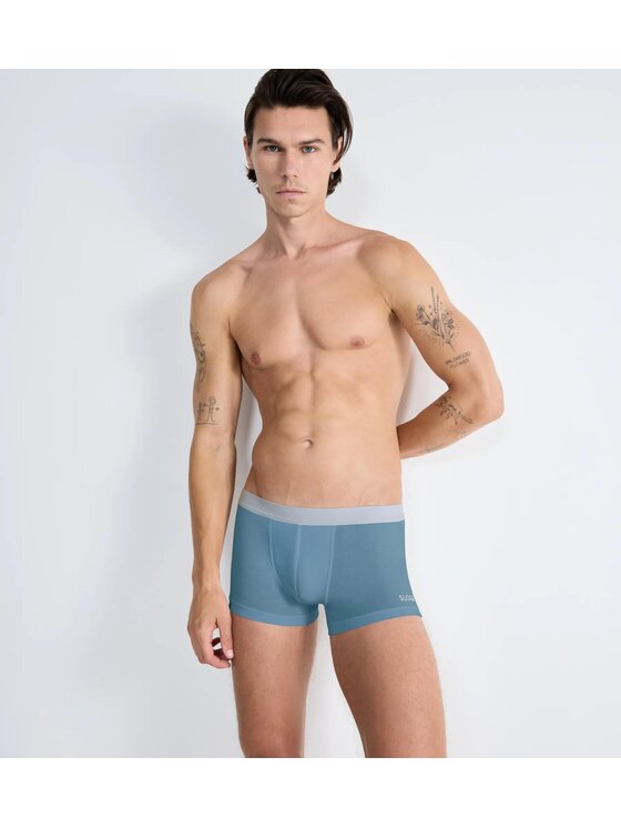 Triumph Triumph Figi klasyczne sloggi men GO ABC 2.0 Hipster 2P Niebieski