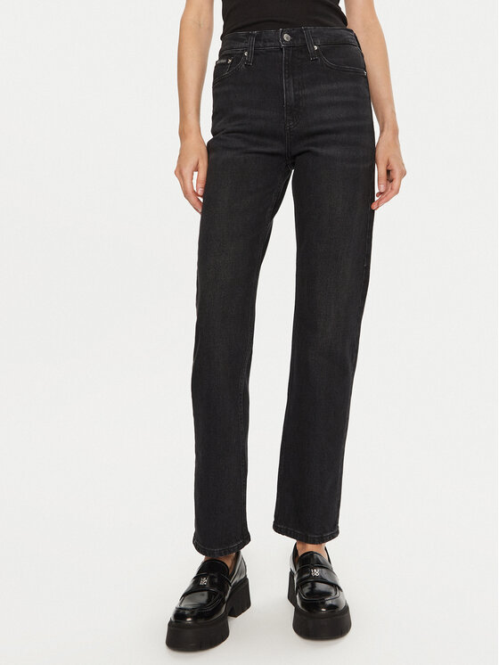 Calvin Klein Jeans Calvin Klein Jeans Jeansy J20J224895 Černá Straight Fit