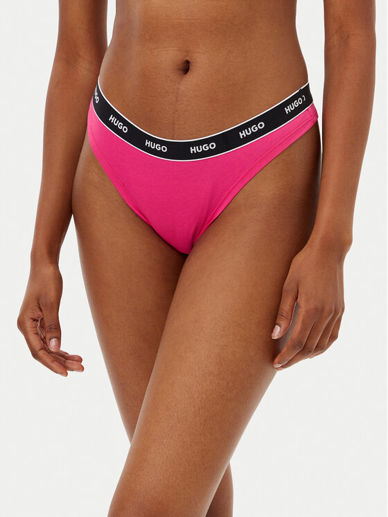 Női Tanga HUGO, Méret: XXL, Rózsaszín, 50510622