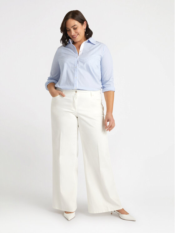 Fiorella Rubino Fiorella Rubino Koszula 5101T001341N0S1 Turkusowy Regular Fit