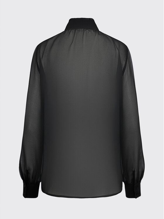 MARI PRETI MARI PRETI Bluzka Mist Czarny Regular Fit
