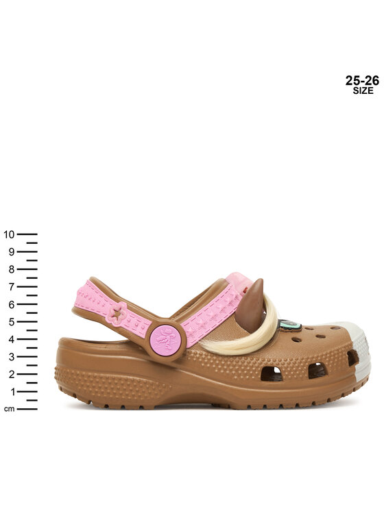 Crocs Crocs Šľapky Toddler Classic IAM Horse Clog 211371 Hnedá
