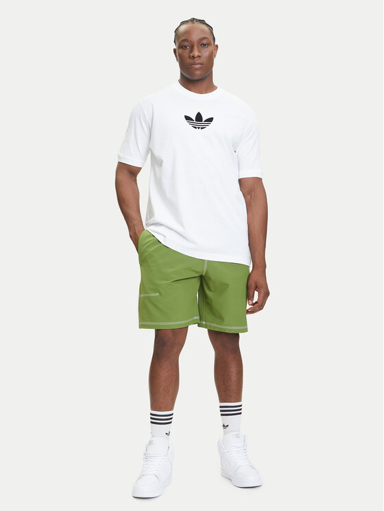 adidas adidas T-Shirt adicolor 2000s Cali JX1515 Bílá Loose Fit