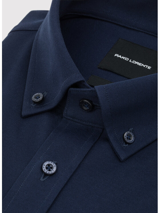 Pako Lorente Pako Lorente Koszula P25WF-1X-009 Granatowy Slim Fit