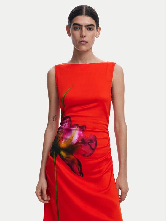 Desigual Desigual Hétköznapi ruha Reims 25SWVW07 Piros Regular Fit