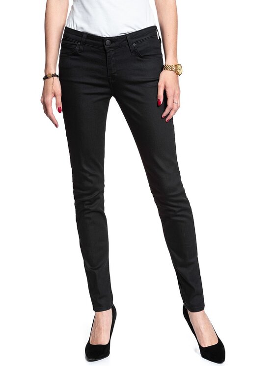 Lee Lee Jeansy SCARLETT Czarny Skinny Fit