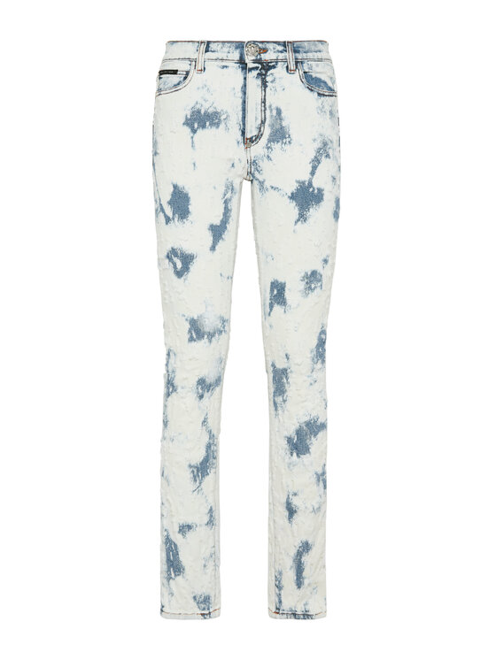 PHILIPP PLEIN PHILIPP PLEIN Jeansy 1743 Bílá Regular Fit