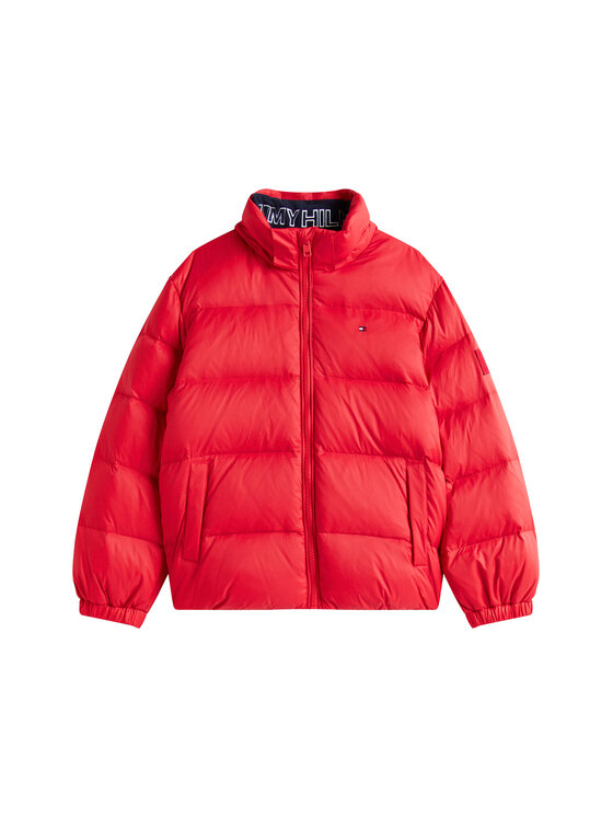 Tommy Hilfiger Tommy Hilfiger Vatovaná bunda Essential KB0KB10091 D Červená Regular Fit