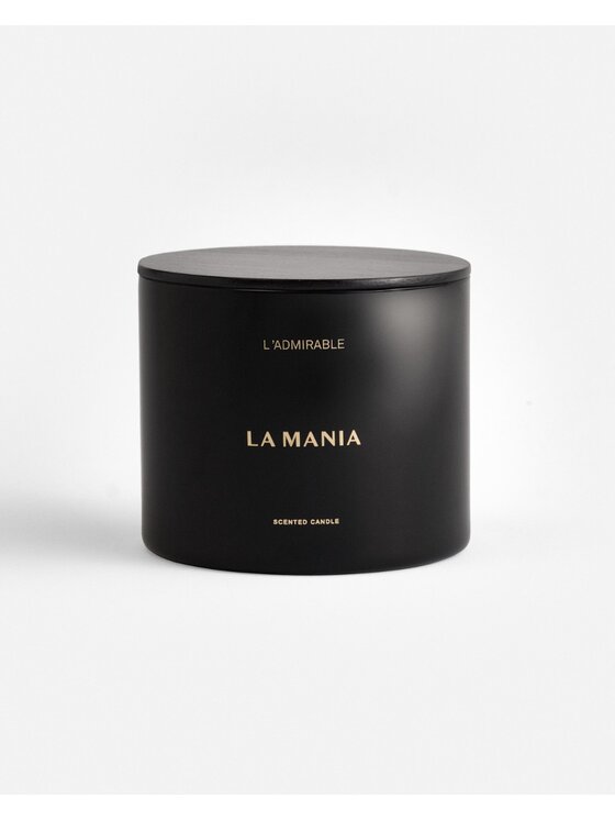 La Mania La Mania Świeca L'admirable Noir Czarny
