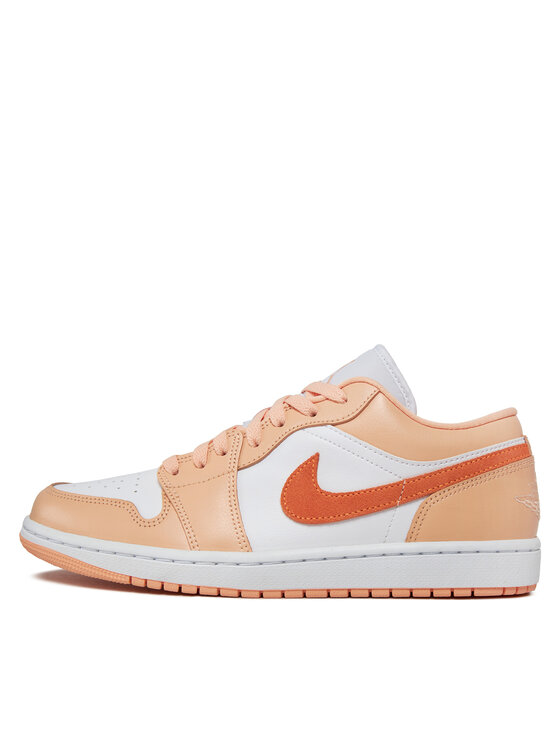 Nike Nike Sneakersy Air Jordan 1 Low DC0774 801 Pomarańczowy