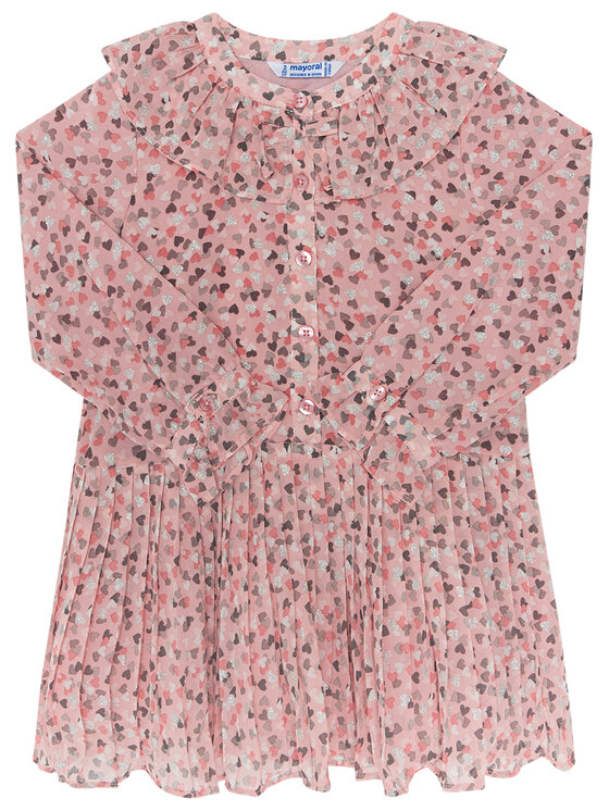 Mayoral Mayoral Vestito da giorno 4975 Rosa Regular Fit