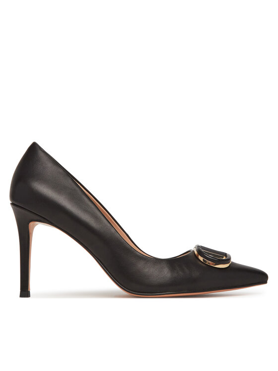 TWINSET TWINSET Pantofi cu toc subțire 251TCP060 Negru