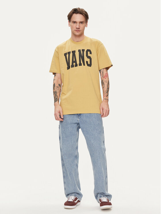 Vans Vans T-Shirt Vans Arched Ss Tee VN000G47 Braun Regular Fit