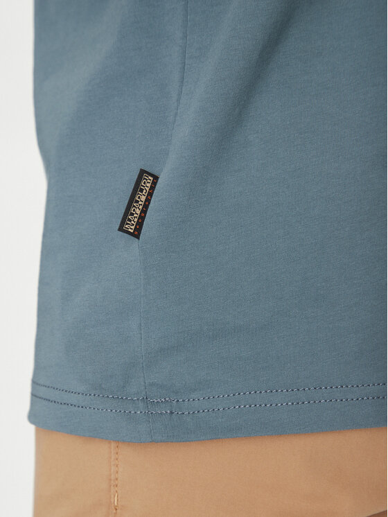 Napapijri Napapijri T-shirt Salis NP0A4H8D Siva Regular Fit