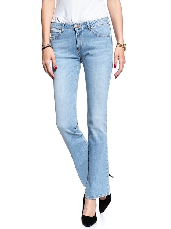 Jeansy Wrangler, Rozmiar W28/L32, Niebieskie, BOOTCUT