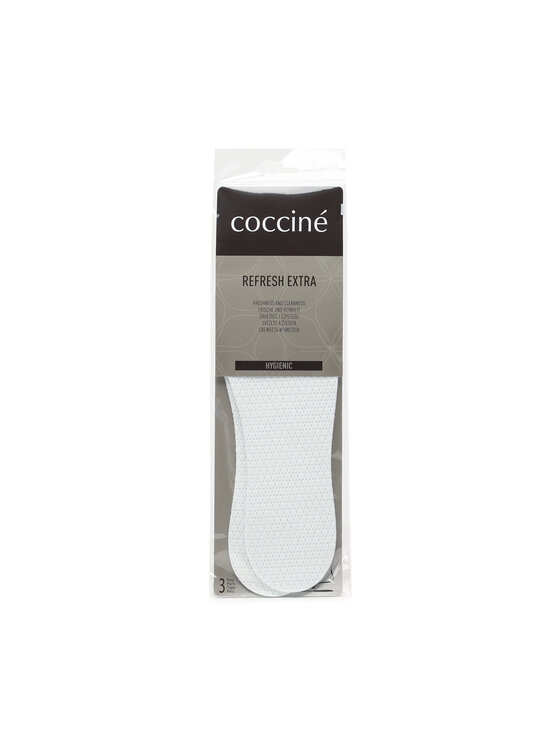 Coccine Set 3 párov osviežujúcich vložiek Refresh Extra r.42/44 665/21/AZ Biela