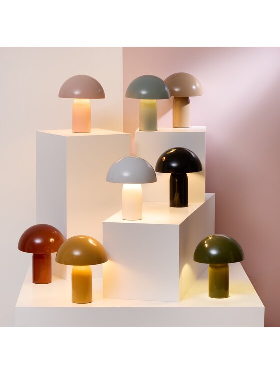 MIAhome MIAhome Lampka nocna Lampa stołowa grzybek FUNGO Czarny