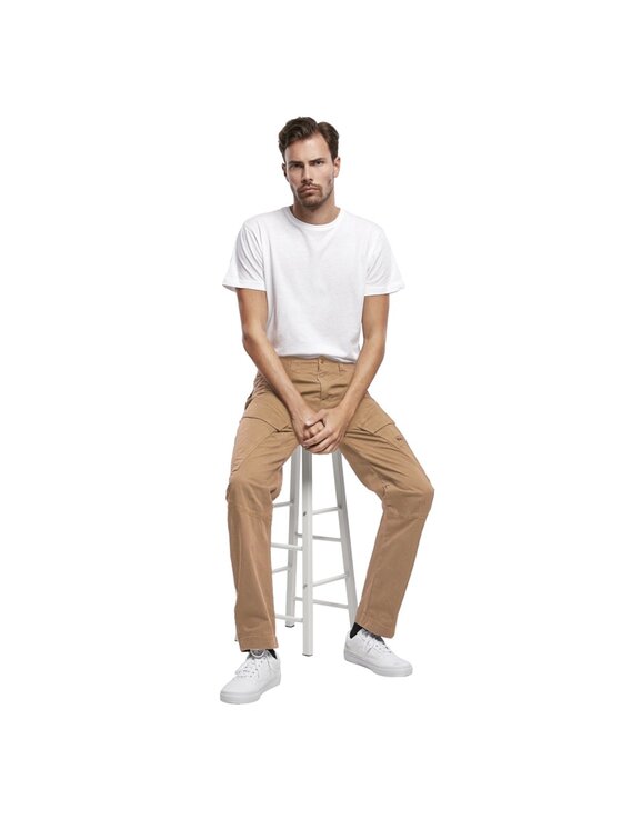 Brandit Brandit Spodnie outdoor 9470.70.M Brązowy Slim Fit