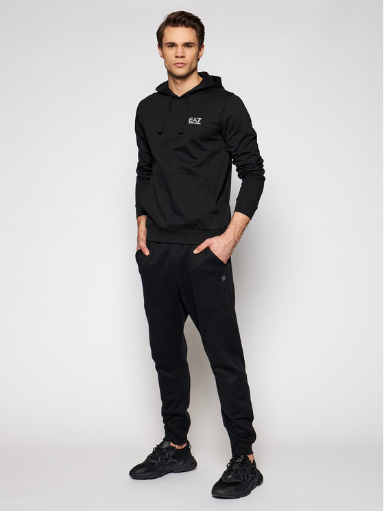 EA7 Emporio Armani EA7 Emporio Armani Majica dugih rukava 8NPM04 PJ05Z 1200 Crna Regular Fit