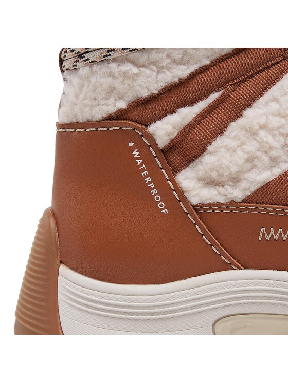 Clarks Clarks Μποτάκια Althike Up Wp 261734084 Μπεζ