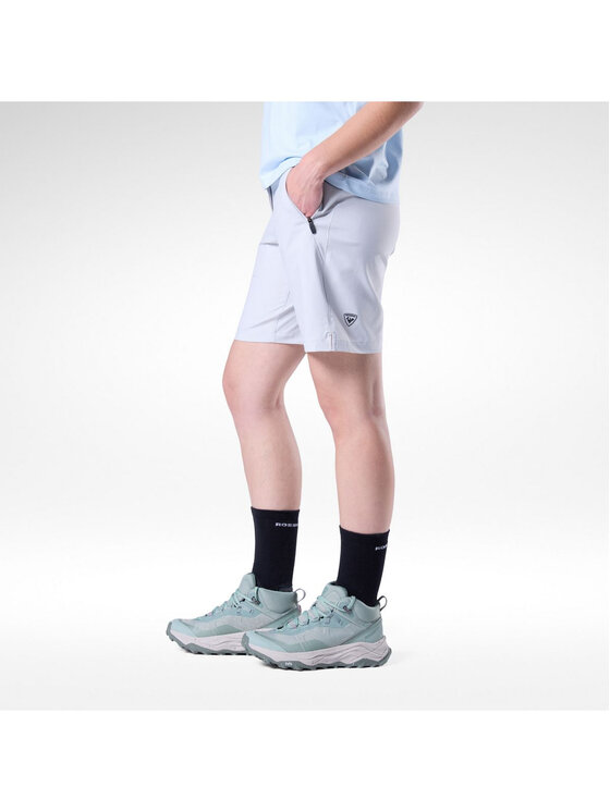 Rossignol Rossignol Szorty sportowe W Stretch Chino Short 7' Szary jasny Regular Fit