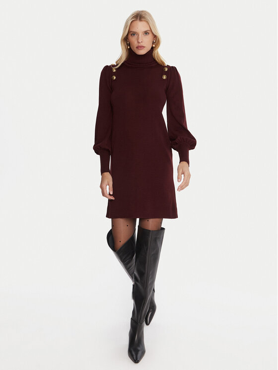 Luisa Spagnoli Luisa Spagnoli Vestito di maglia Moduno 100056 Bordeaux Regular Fit