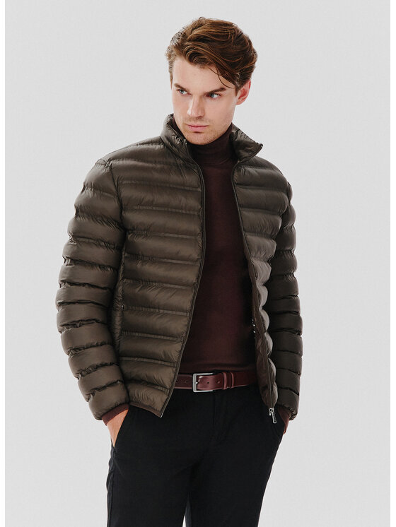 Pako Lorente Pako Lorente Kurtka przejściowa P24WF-5X-001 Brązowy Classic Fit