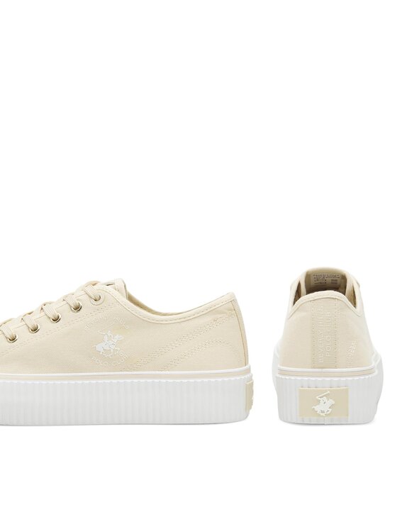 Beverly Hills Polo Club Beverly Hills Polo Club Sneakers aus Stoff W-BHPC027M Écru